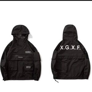 I&B X.G.X.F TECHWEAR TACTICAL WINDBREAKER Jacket Men’s size Large street wear
